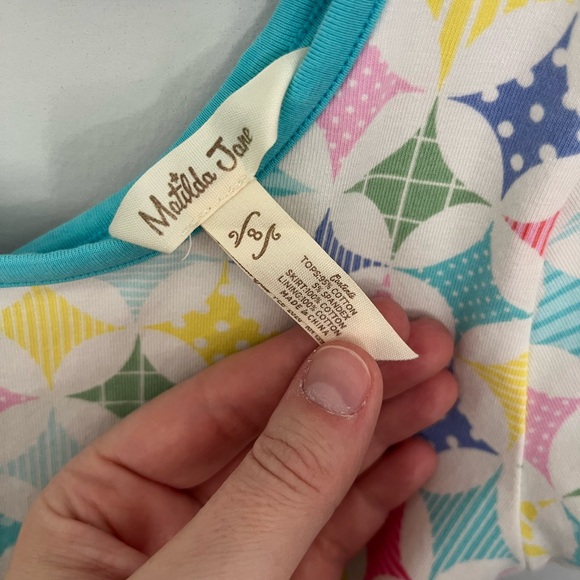 Matilda Jane Rainbow Dress - Size 8 - Picture 3 of 3